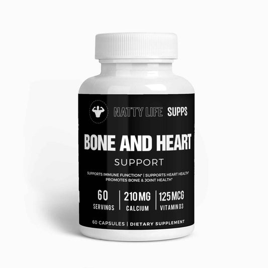 Bone & Heart Support, Vitamin D3 & Vitamin K2 Capsules