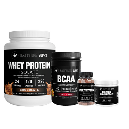 Fitness Starter Pack (Chocolate Protein, Fruit Punch BCAA)