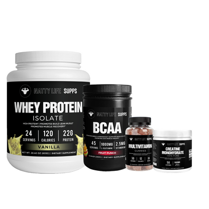 Fitness Starter Pack (Vanilla Protein, Fruit Punch BCAA)