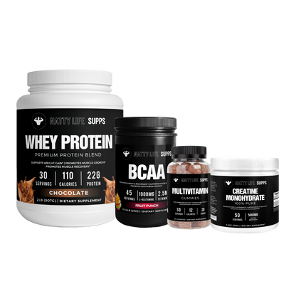 Fitness Starter Pack (Chocolate Protein, Fruit Punch BCAA)